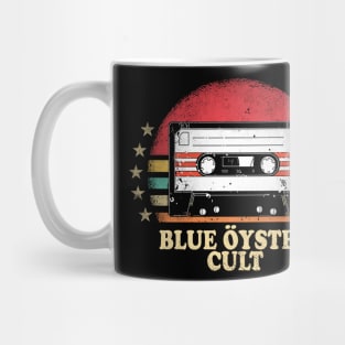 Great Gift For Blue Öyster Name Retro Styles Color 70s 80s 90s Mug